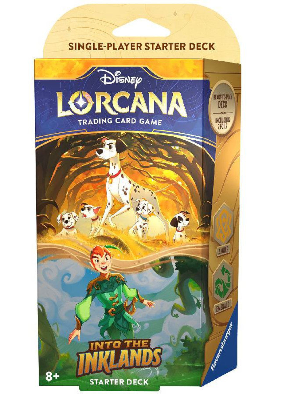 Disney Lorcana: Into the Inkland Starter Deck (Amber & Emerald)