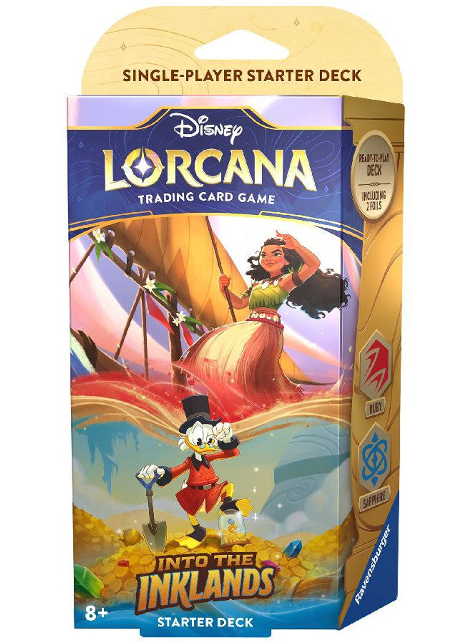 Disney Lorcana: Into the Inkland Starter Deck (Sapphire & Ruby)