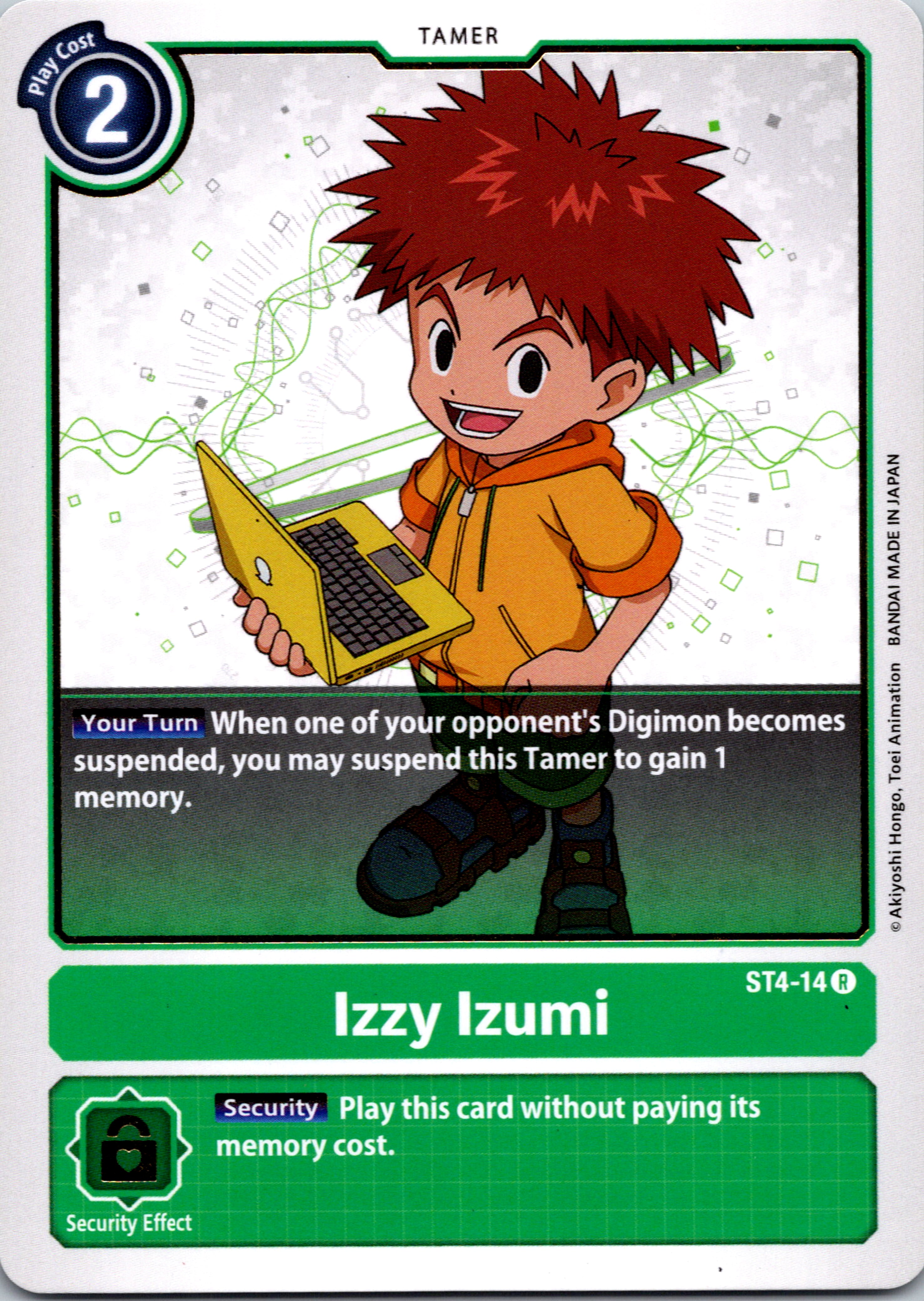 Izzy Izumi [ST4-14] [Starter Deck 04: Giga Green] Normal