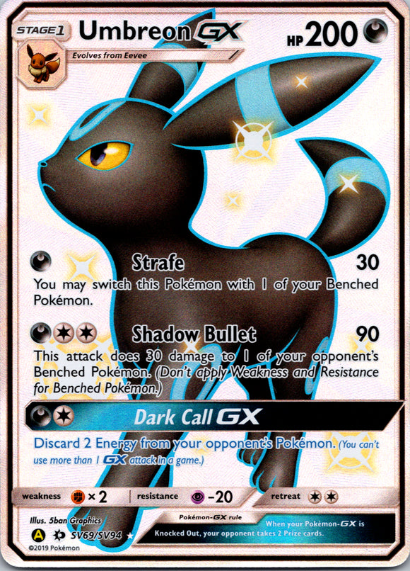 Umbreon GX (SV69/SV94) [Hidden Fates: Shiny Vault]
