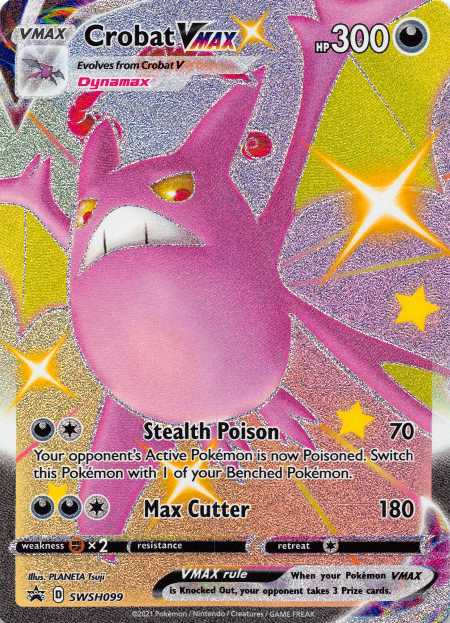 Crobat VMAX (SWSH099) [Sword & Shield: Black Star Promos]