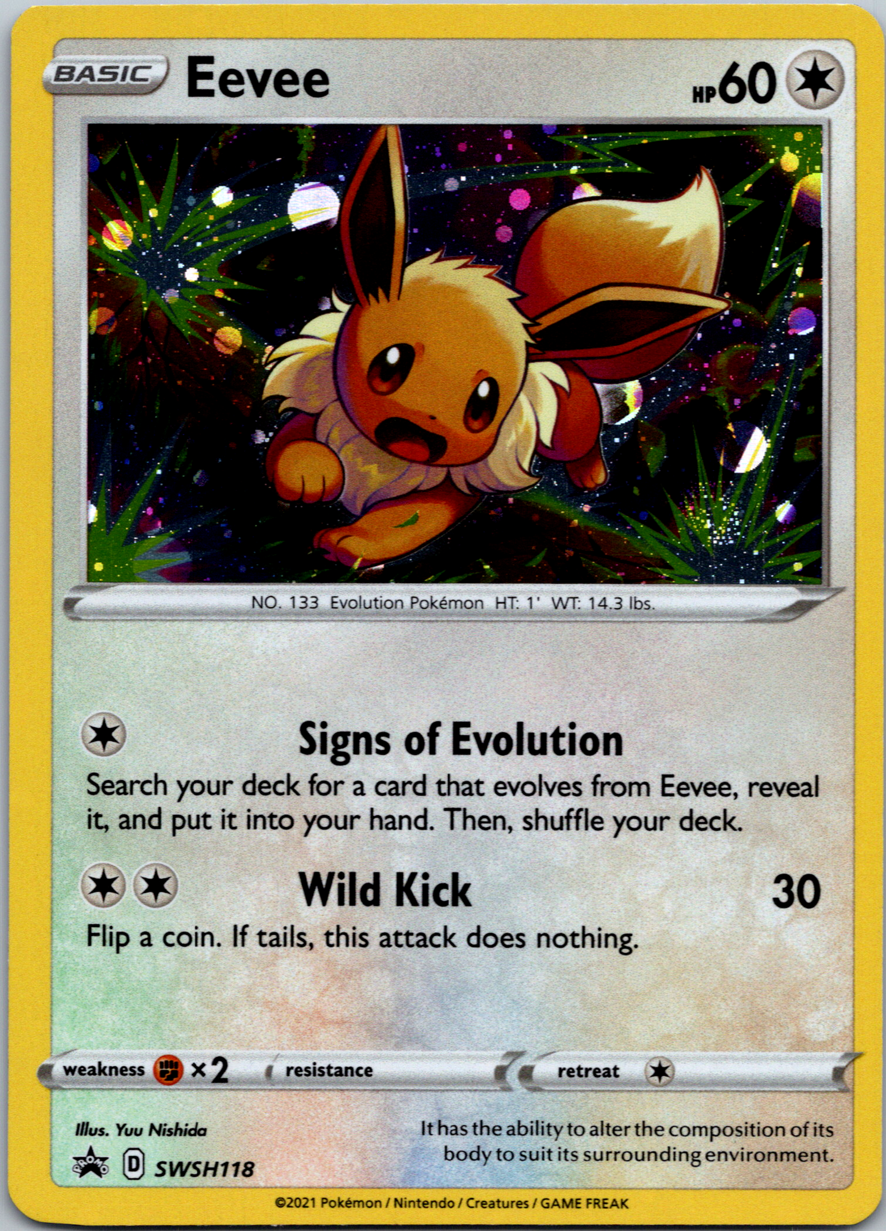 Eevee (SWSH118) [Sword & Shield: Black Star Promos]