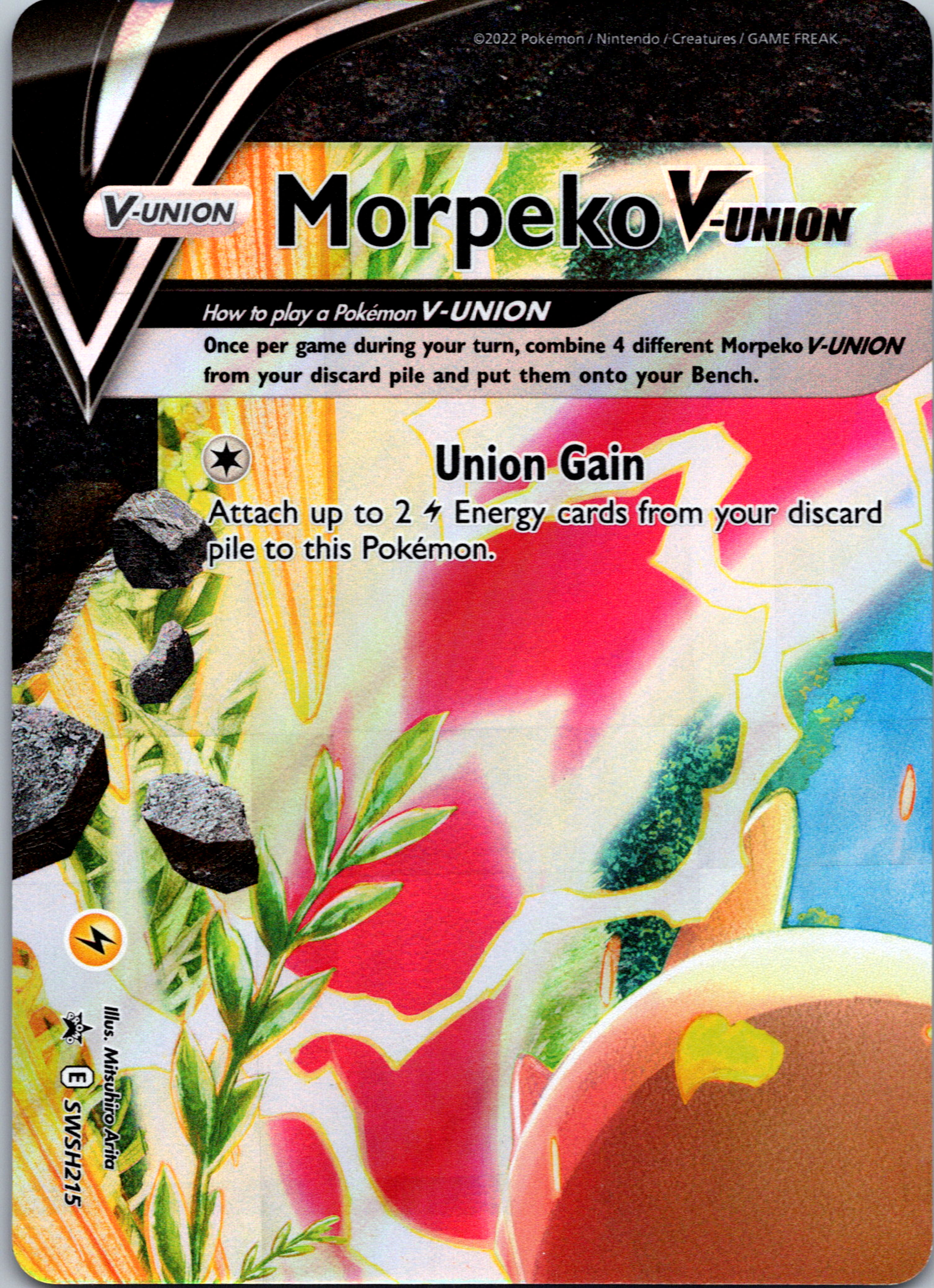 Morpeko V-UNION (SWSH215) [Sword & Shield: Black Star Promos]