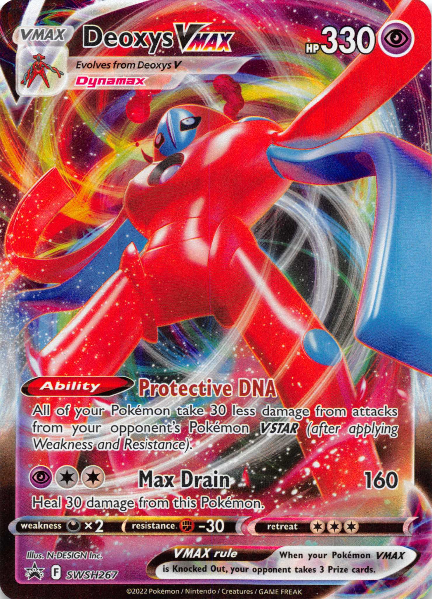 Deoxys VMAX (SWSH267) [Sword & Shield: Black Star Promos]