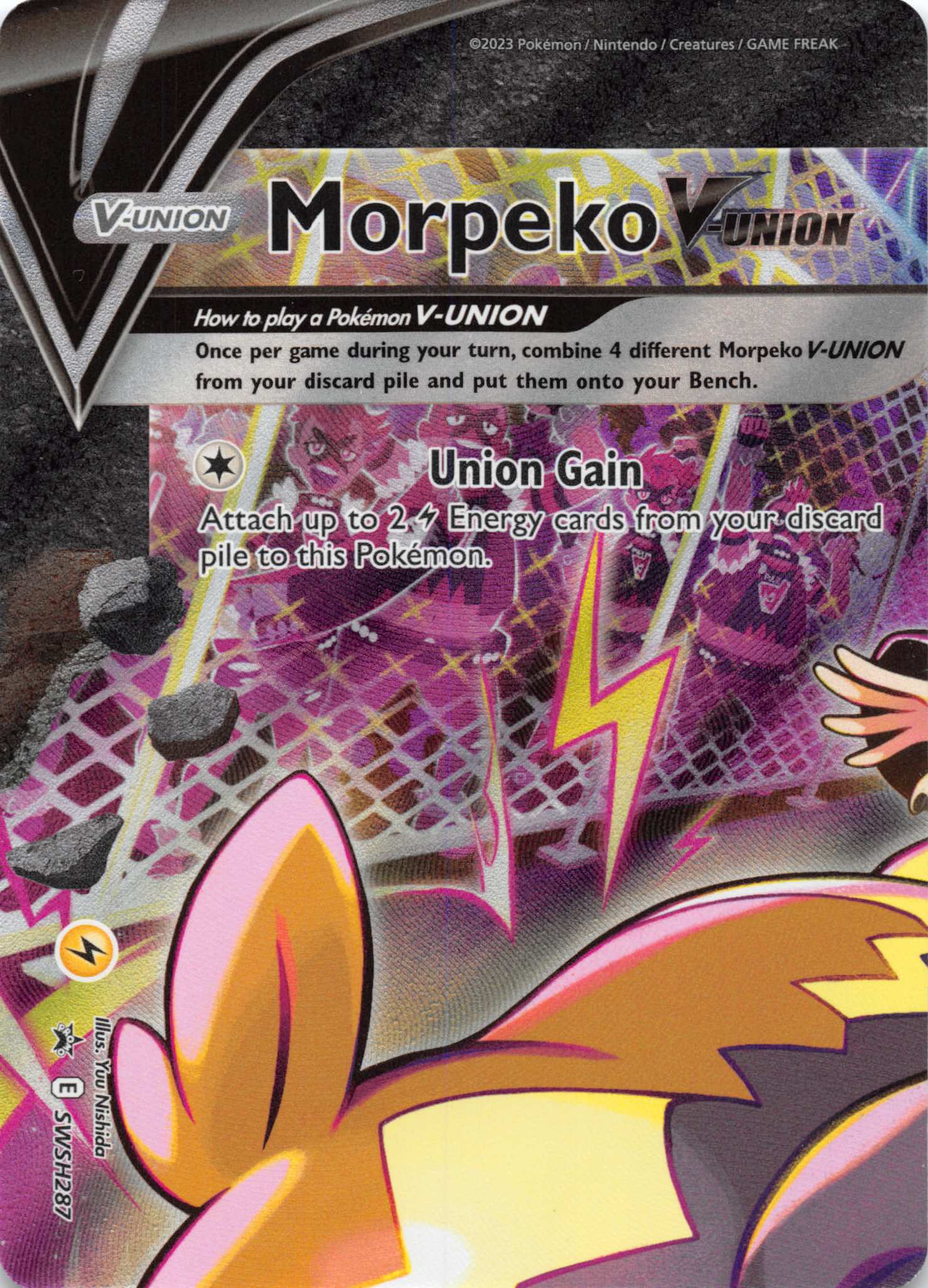 Morpeko V-Union (SWSH287) [Sword & Shield: Black Star Promos]