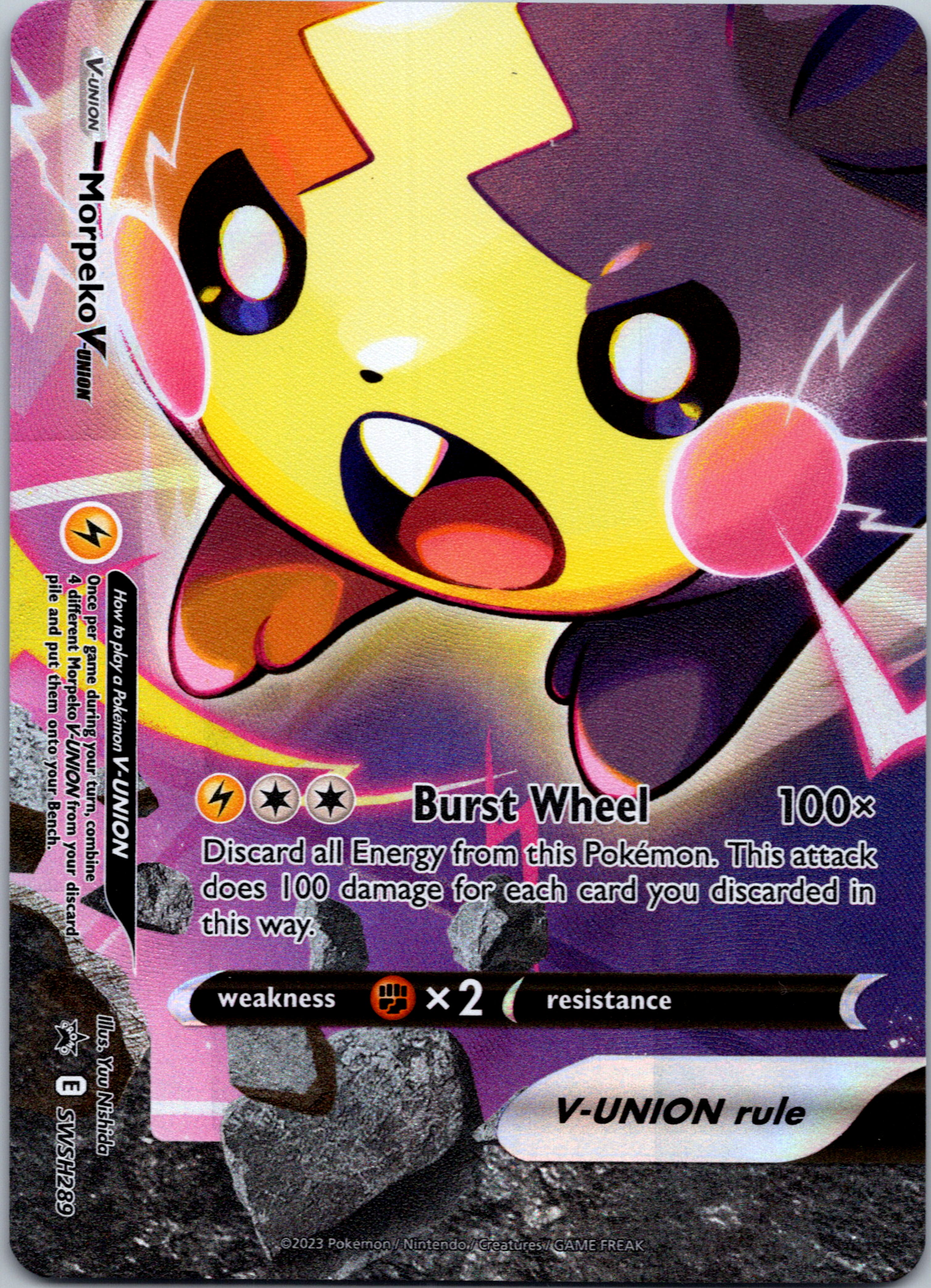 Morpeko V-Union (SWSH289) [Sword & Shield: Black Star Promos]