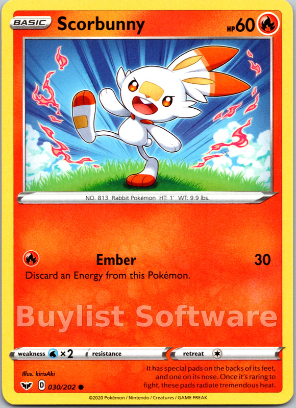Scorbunny [030/202] [Sword & Shield Base Set]