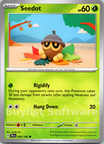 Seedot [003/162] - (Temporal Forces) Reverse Holofoil