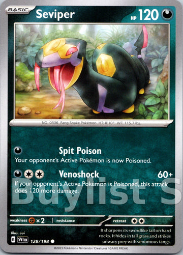 Seviper [128] - (SV01 Scarlet & Violet Base Set)