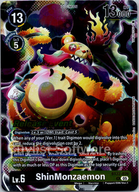 ShinMonzaemon [BT22-076 R] [Cyber Eden Release Event Cards] Foil