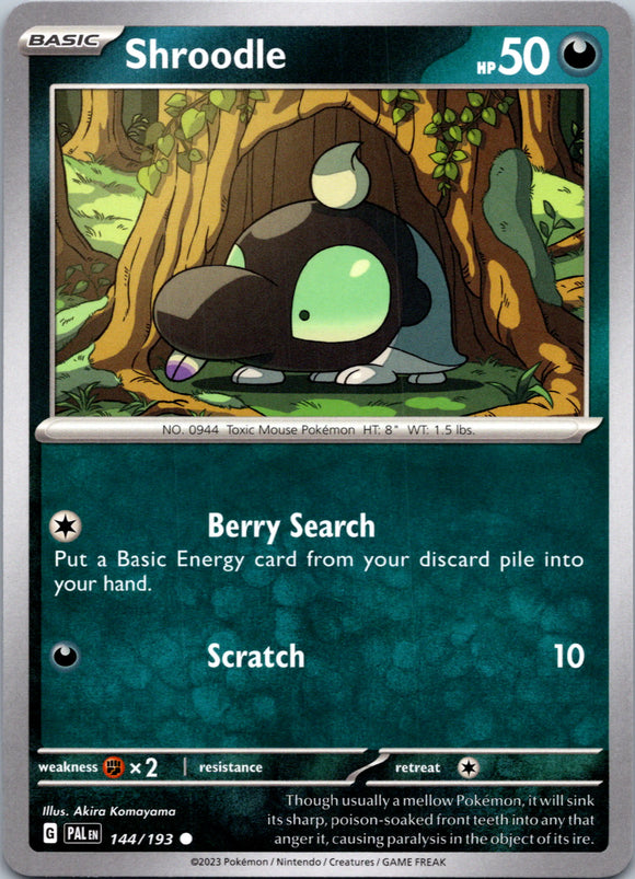 Shroodle - 144/193 [144/193] [Paldea Evolved]