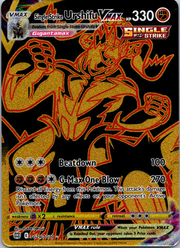 Single Strike Urshifu VMAX (Secret) [TG29/TG30] [Brilliant Stars Trainer Gallery] Holofoil