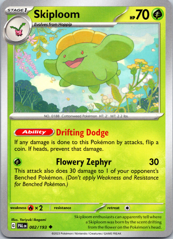 Skiploom [002/193] [Paldea Evolved]