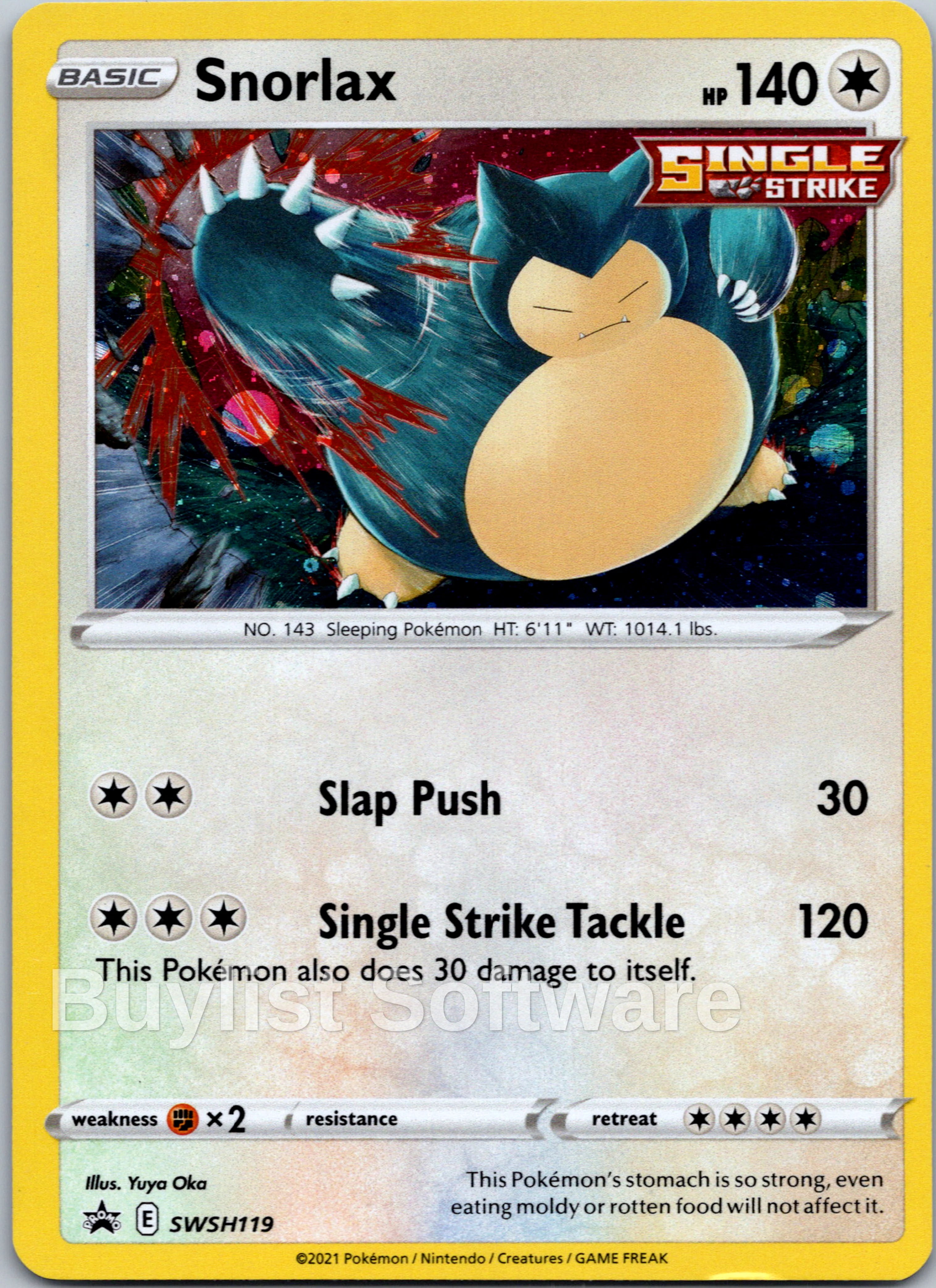 Snorlax (SWSH119) [Sword & Shield: Black Star Promos]