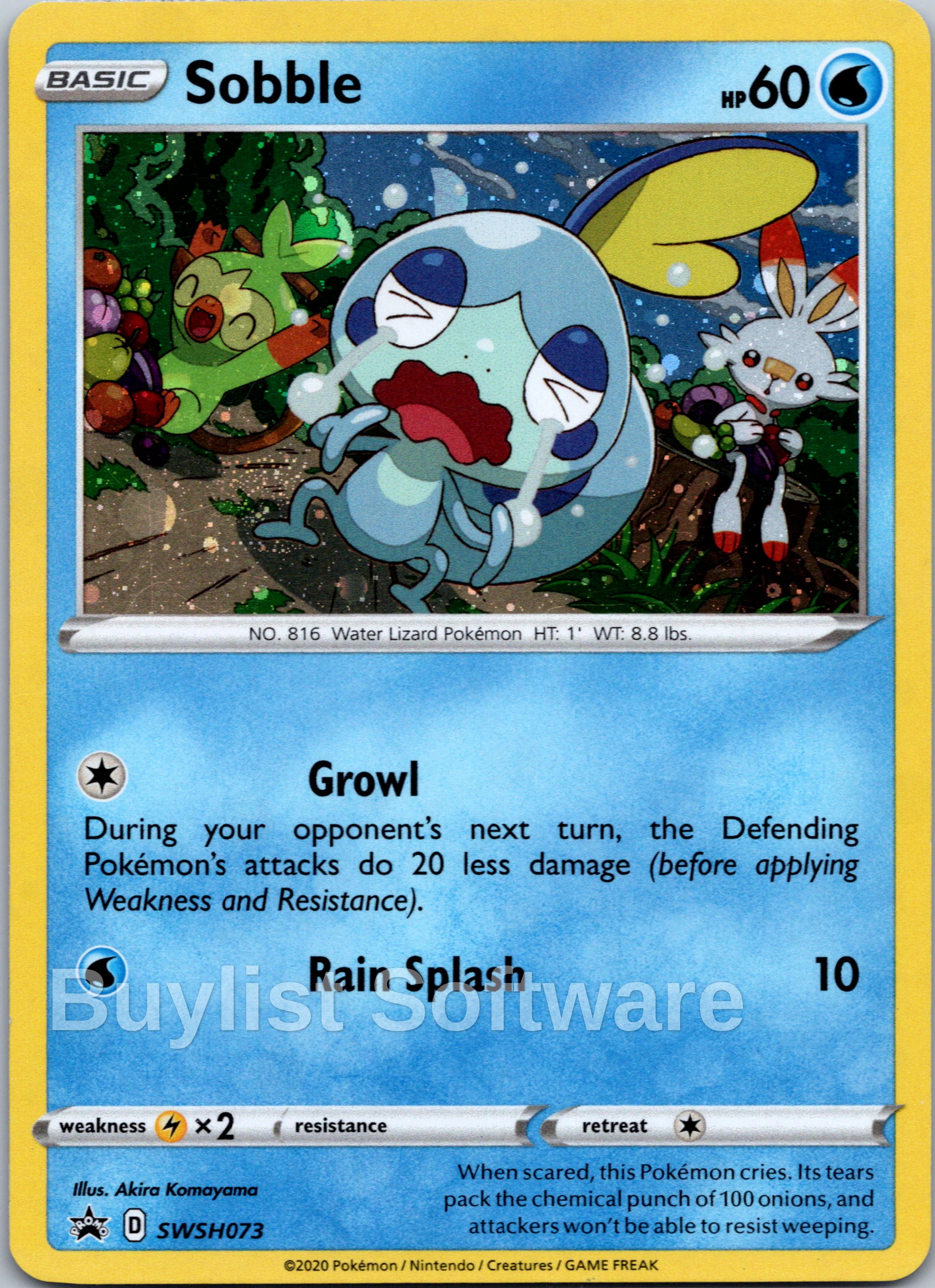 Sobble (SWSH073) [Sword & Shield: Black Star Promos]