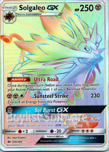Solgaleo GX [155/149] [Sun & Moon Base Set] Holofoil