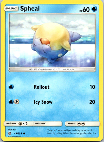 Spheal - 49/236 [49/236] [Cosmic Eclipse]