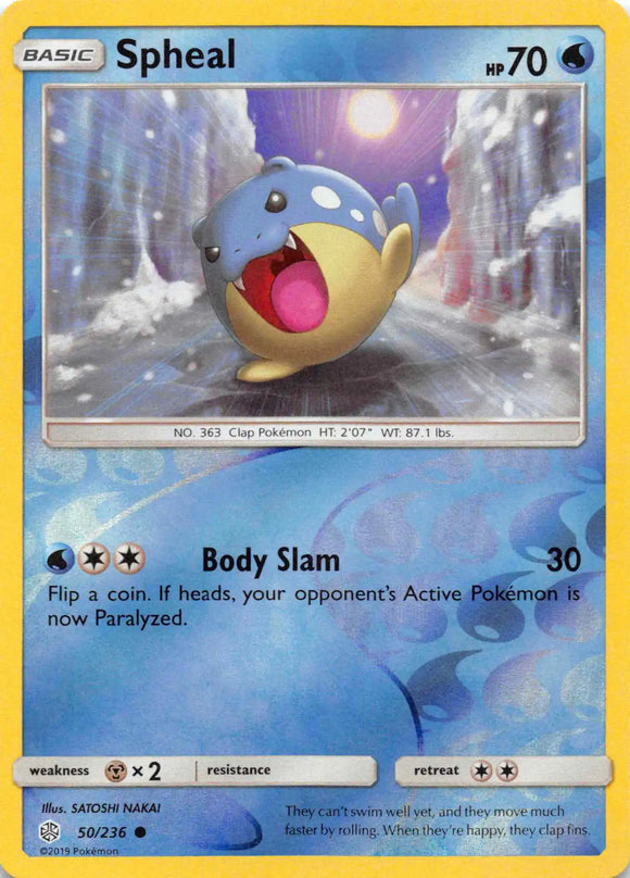 Spheal - 50/236 [50/236] [Cosmic Eclipse] Reverse Holofoil