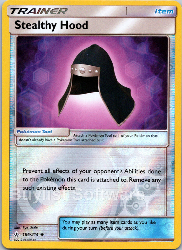 Stealthy Hood [186/214] [Unbroken Bonds] Reverse Holofoil