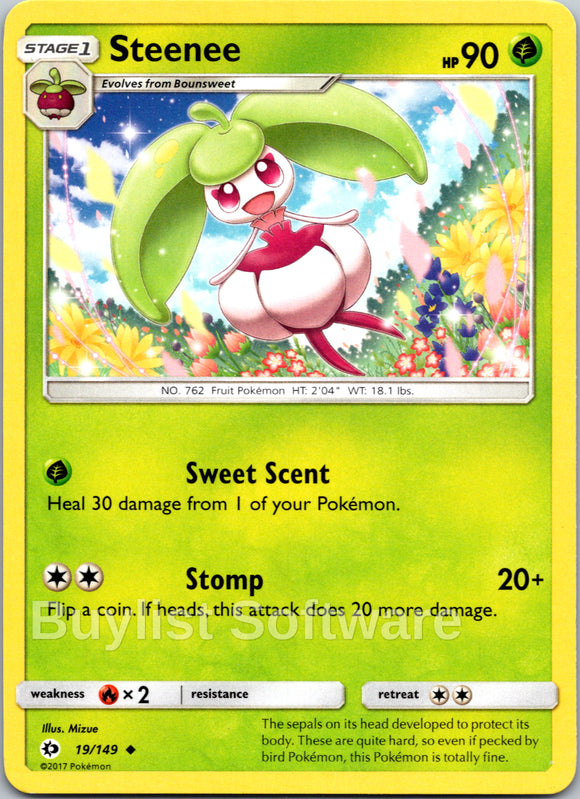 Steenee [19/149] [Sun & Moon Base Set] Reverse Holofoil