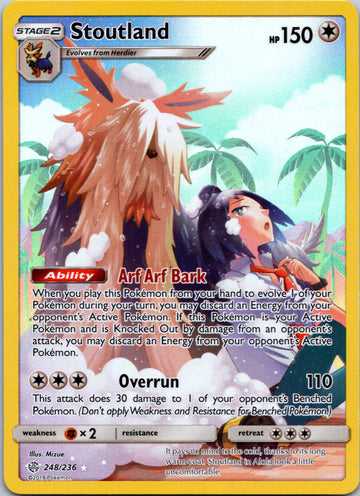 Stoutland (Secret) [248/236] [Cosmic Eclipse] Holofoil