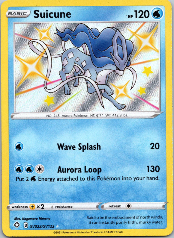 Suicune [SV022/SV122] [Shining Fates: Shiny Vault] Holofoil
