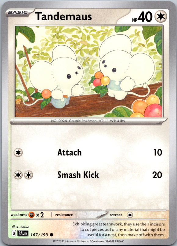 Tandemaus - 167/193 [167/193] [Paldea Evolved]
