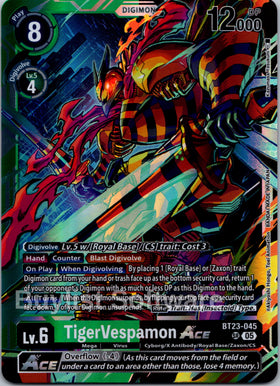 TigerVespamon ACE [BT23-045 SR] [Hackers' Slumber] Foil