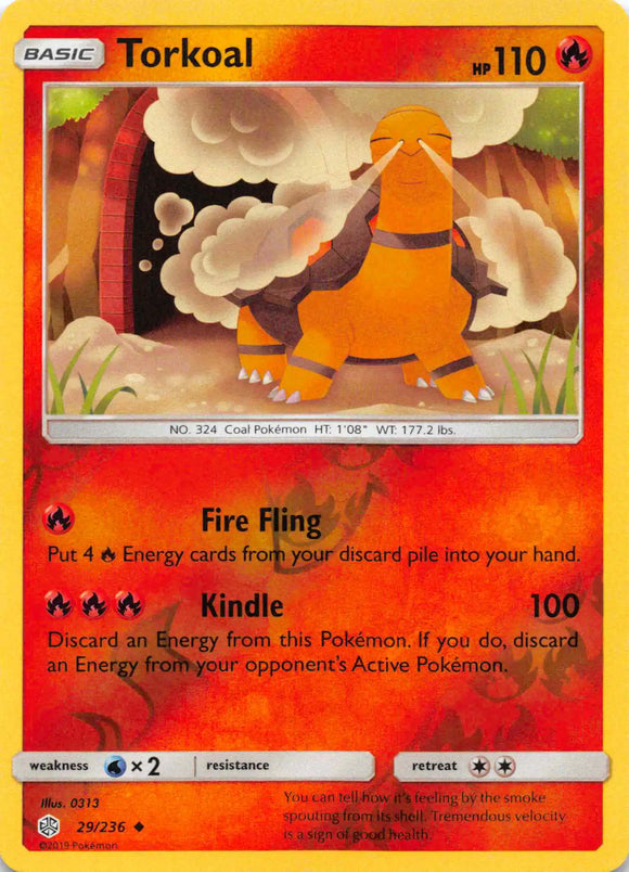 Torkoal [29/236] [Cosmic Eclipse] Reverse Holofoil