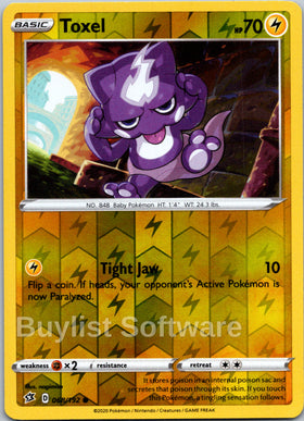 Toxel [068/192] [Rebel Clash] Reverse Holofoil