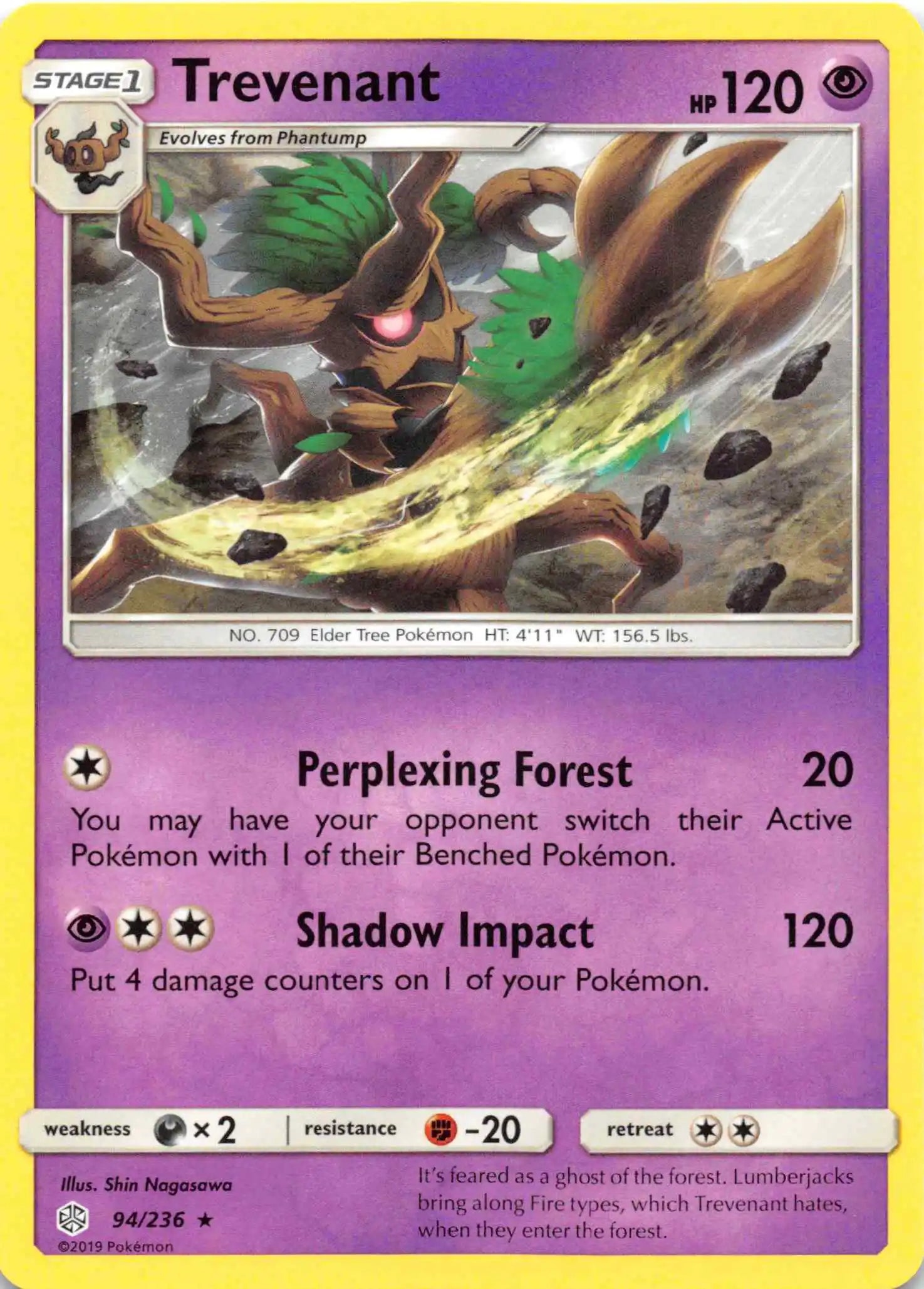 Trevenant [94/236] [Cosmic Eclipse]