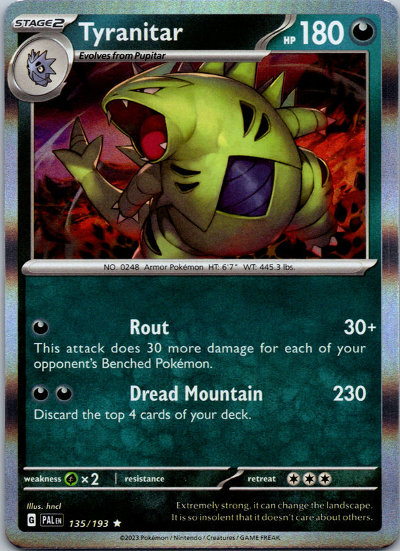Tyranitar - 135/193 [135/193] [Paldea Evolved] Holofoil