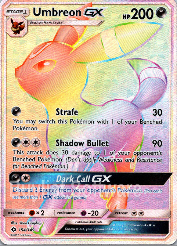 Umbreon GX [154/149] [Sun & Moon Base Set] Holofoil