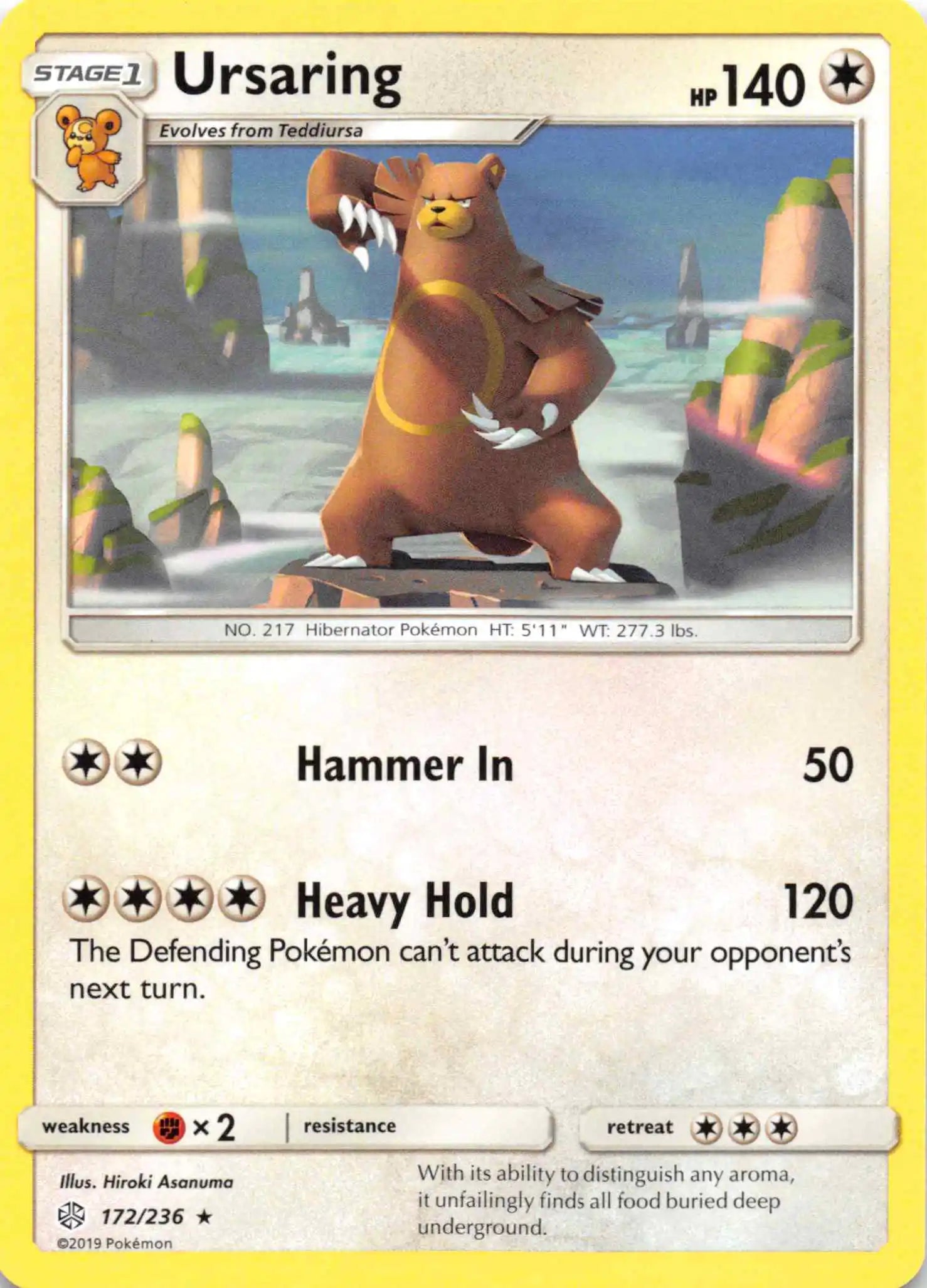 Ursaring [172/236] [Cosmic Eclipse]