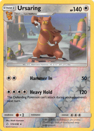 Ursaring [172/236] [Cosmic Eclipse] Reverse Holofoil