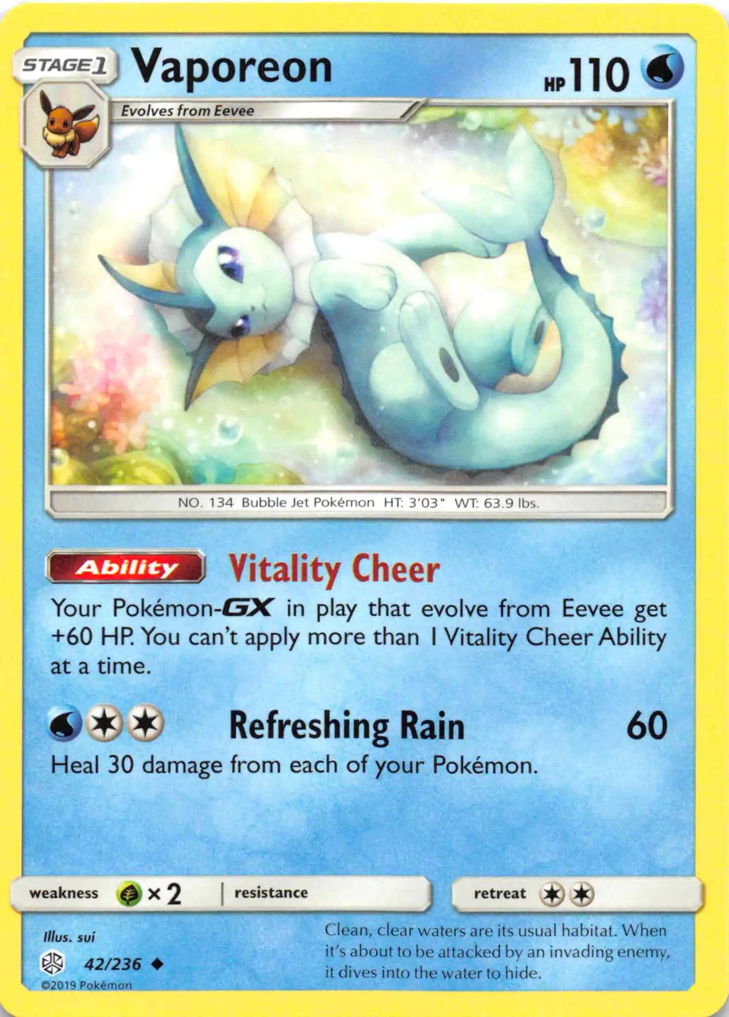 Vaporeon [42/236] [Cosmic Eclipse]