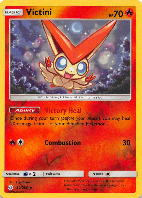 Victini [30/236] [Cosmic Eclipse] Reverse Holofoil