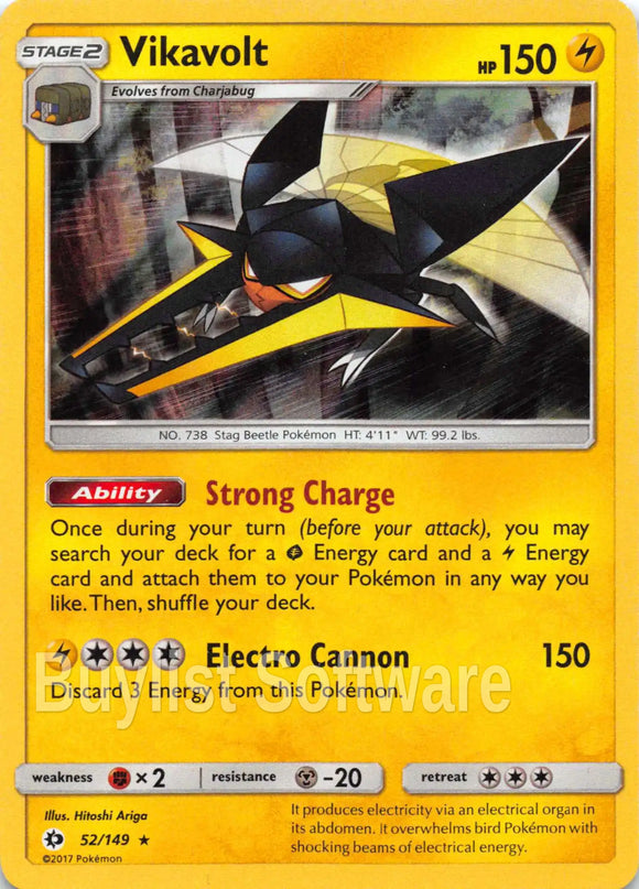 Vikavolt [52/149] [Sun & Moon Base Set] Holofoil