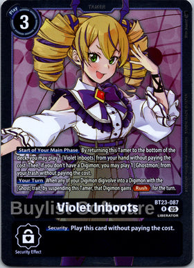 Violet Inboots [BT23-087 R] [Hackers' Slumber] Foil