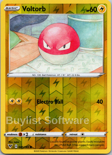 Voltorb [045/185] [Vivid Voltage] Reverse Holofoil