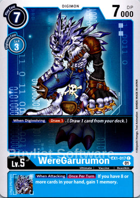 WereGarurumon [EX1-017] [Classic Collection] Normal