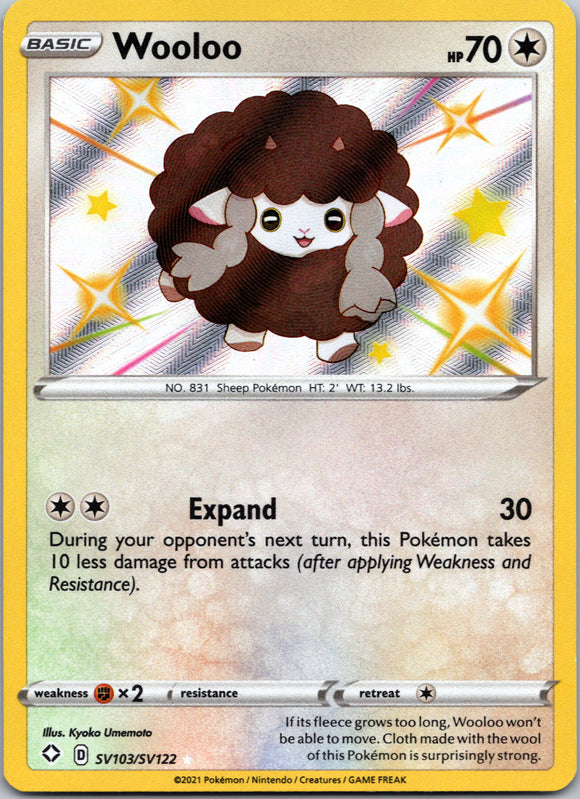 Wooloo [SV103/SV122] [Shining Fates: Shiny Vault] Holofoil