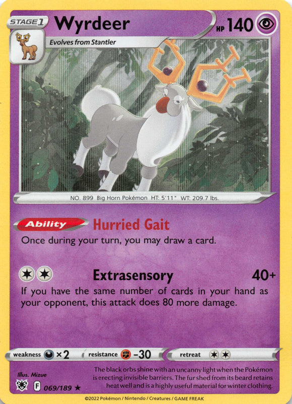 Wyrdeer [069/189] [Astral Radiance] Holofoil