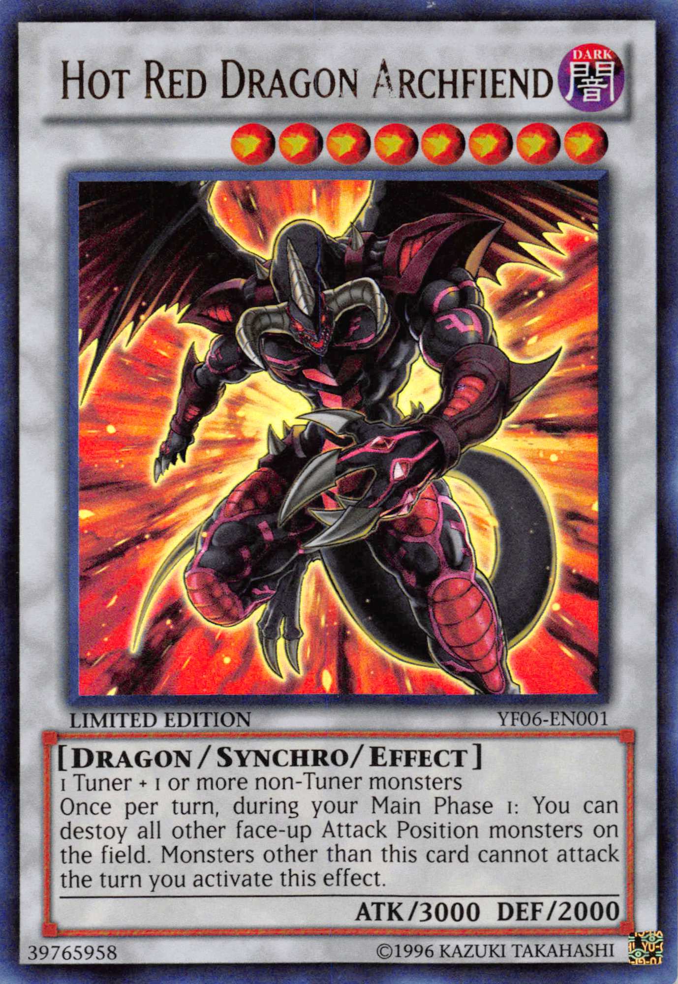 Hot Red Dragon Archfiend [YF06-EN001] Ultra Rare