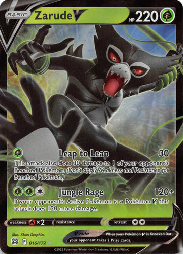 Zarude V [016/172] [Brilliant Stars] Holofoil