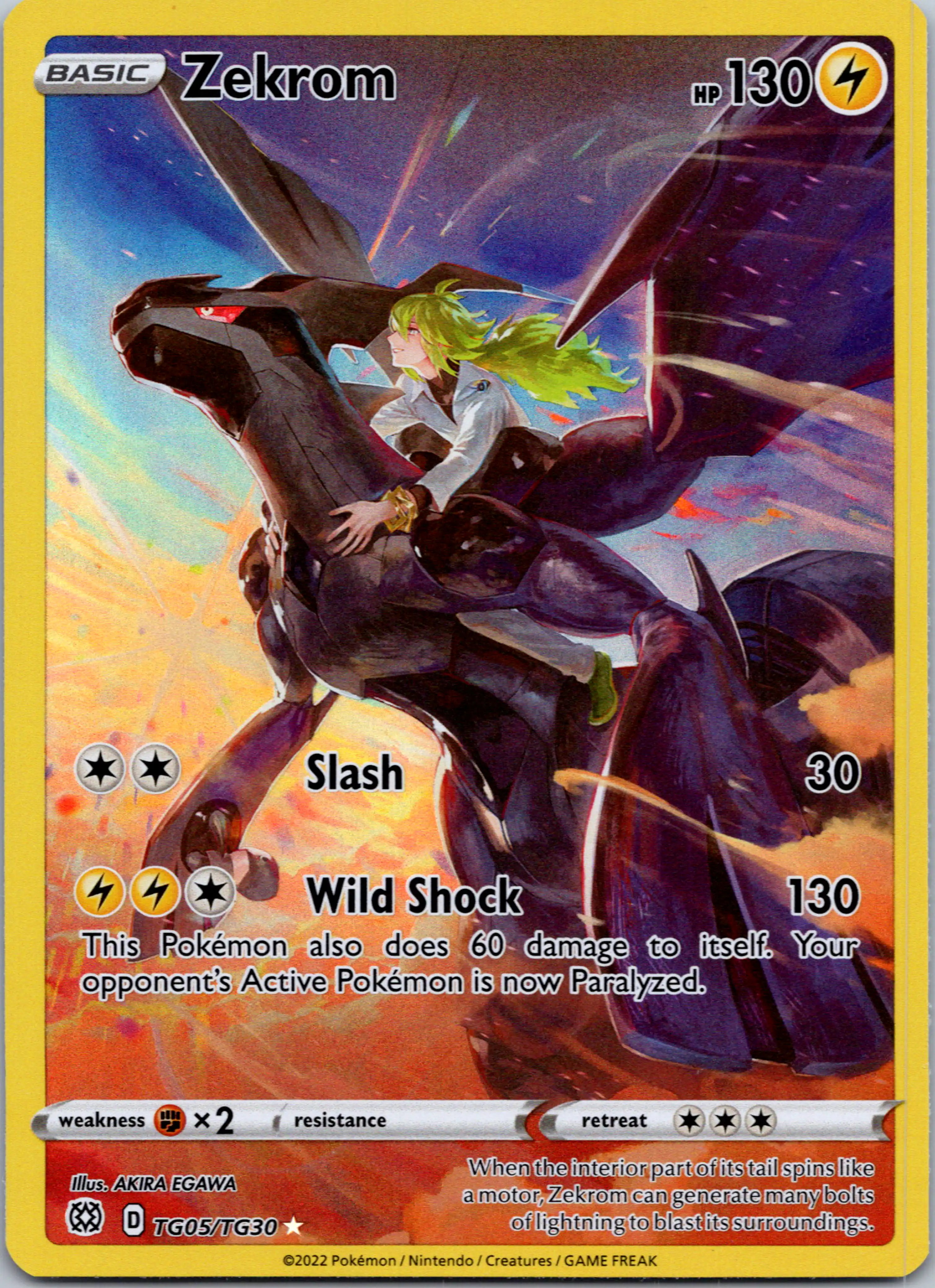 Zekrom [TG05/TG30] [Brilliant Stars Trainer Gallery] Holofoil