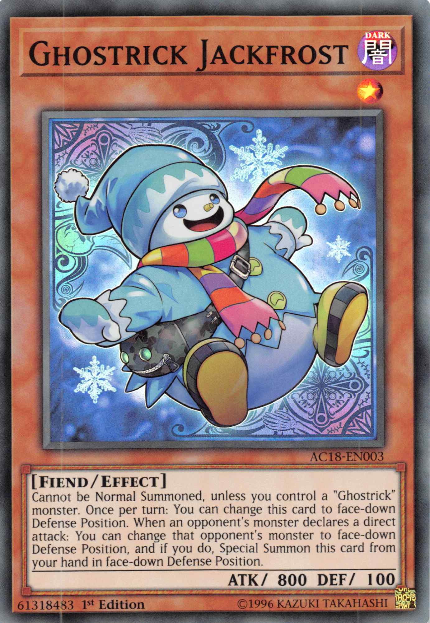 Ghostrick Jackfrost [AC18-EN003] Super Rare