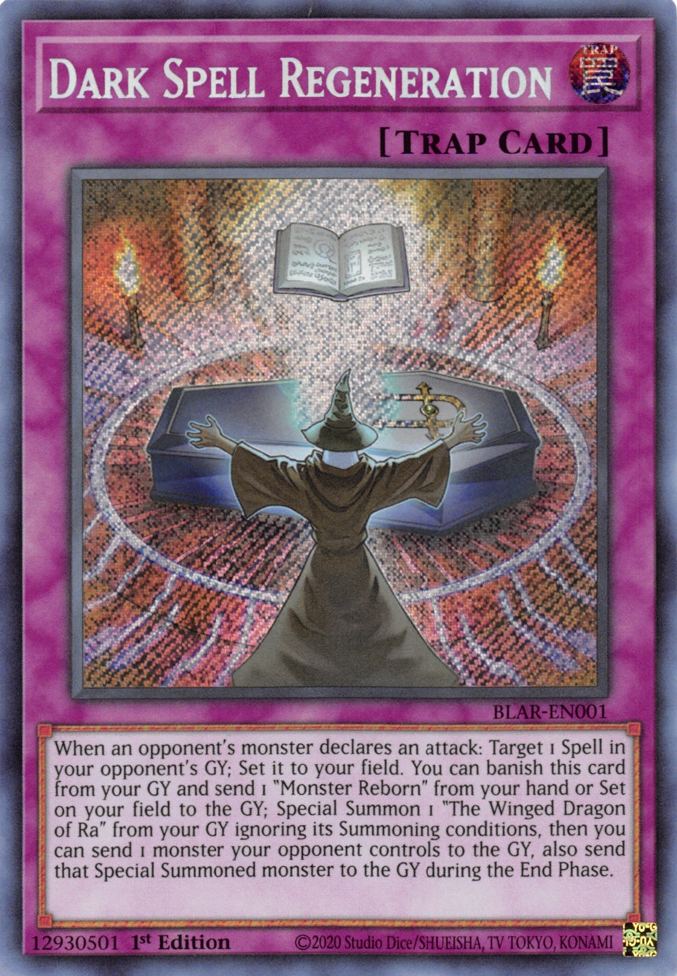 Dark Spell Regeneration [BLAR-EN001] Secret Rare