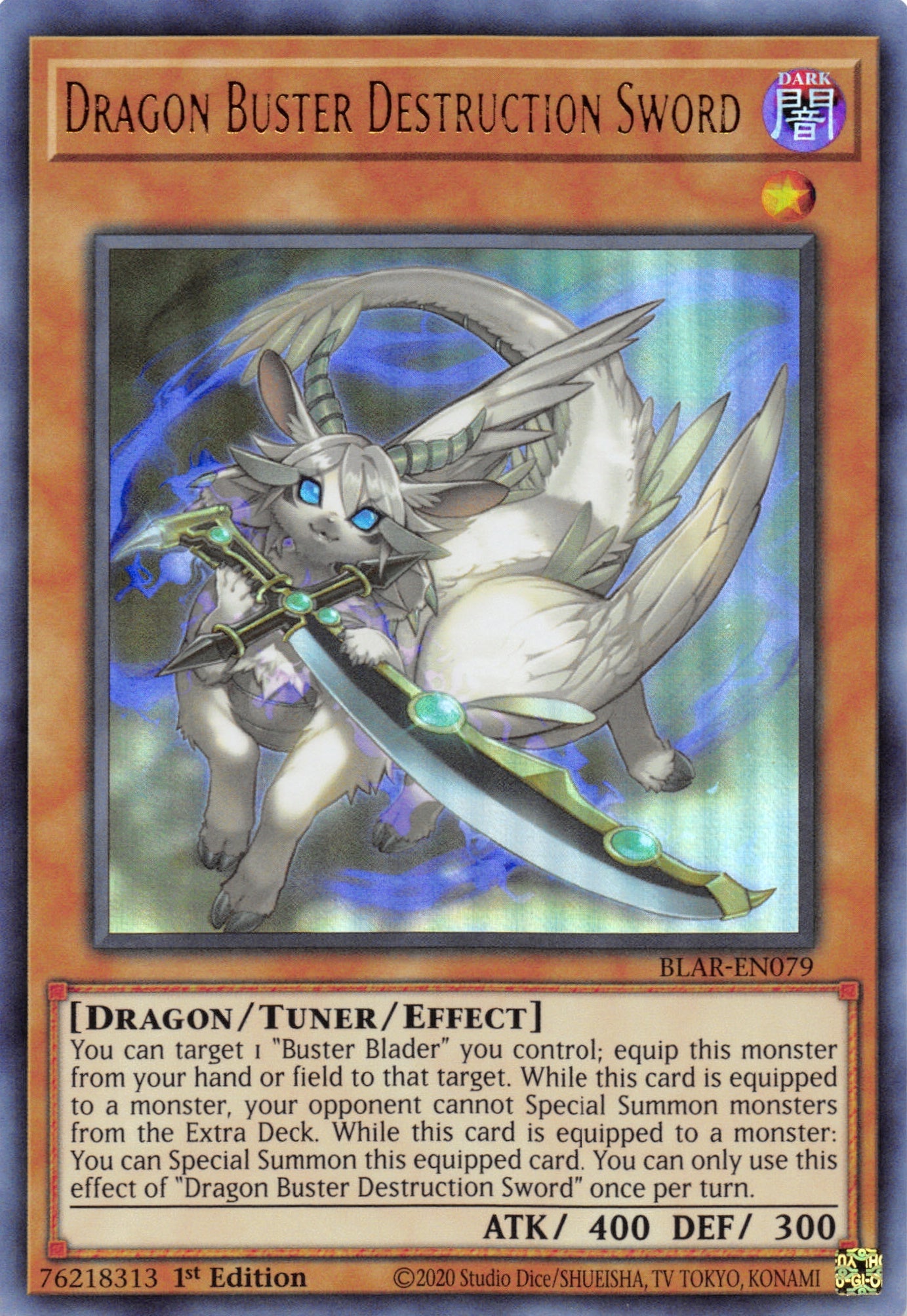 Dragon Buster Destruction Sword [BLAR-EN079] Ultra Rare