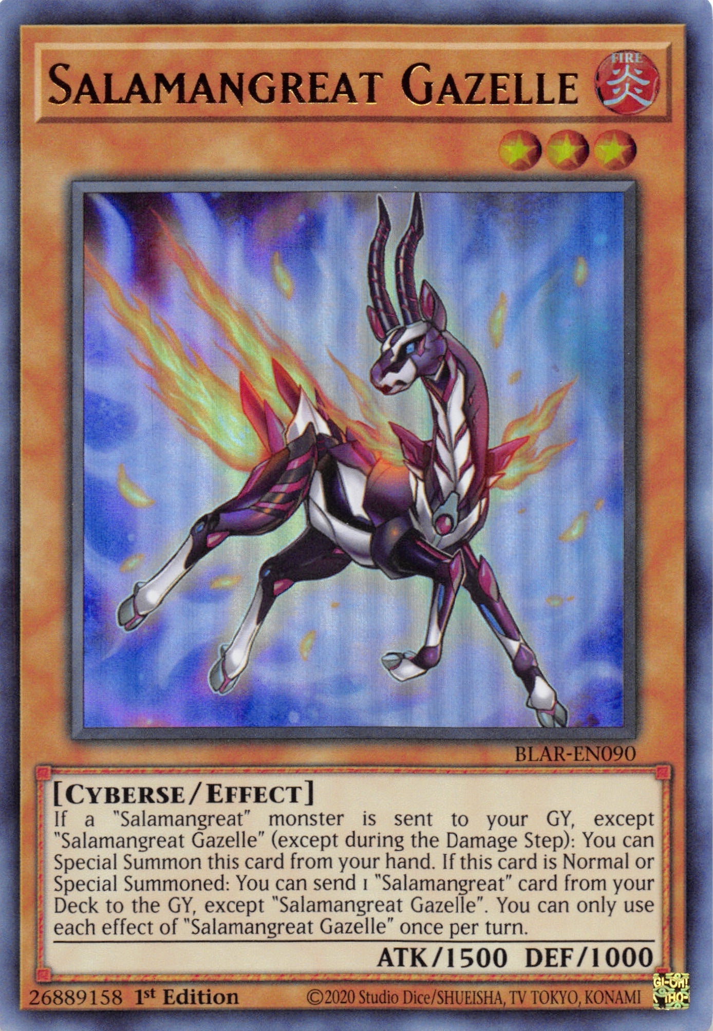 Salamangreat Gazelle [BLAR-EN090] Ultra Rare